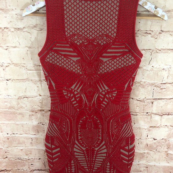 RVN 3D Jacquard Body Con Mini Dress - Picture 8 of 8